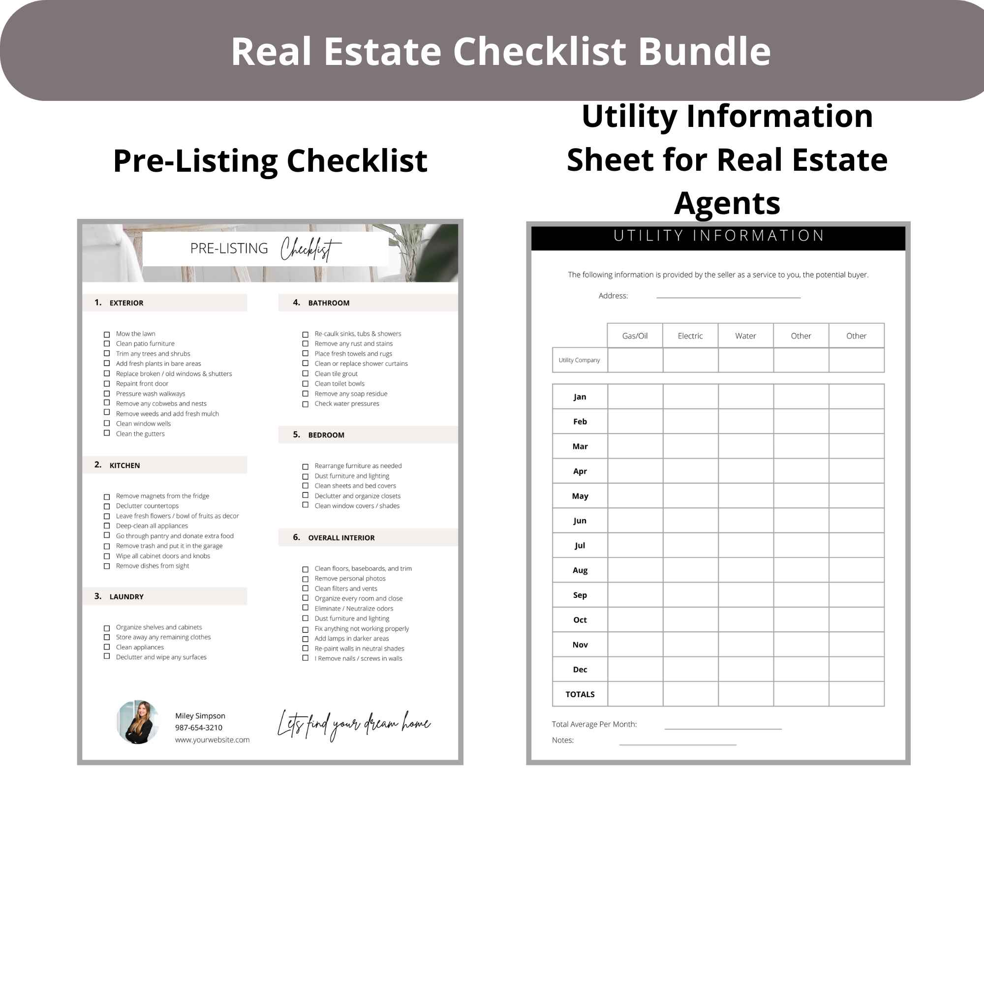 Real Estate Checklist